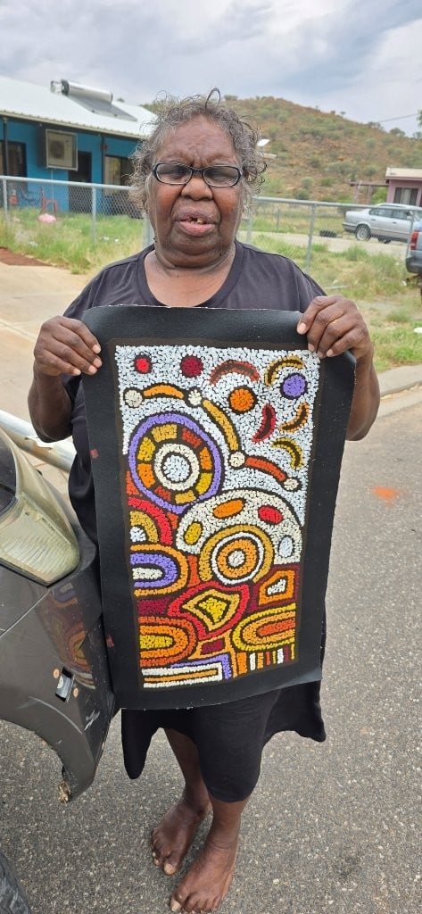 Nellie Marks Nakamarra Aboriginal Art