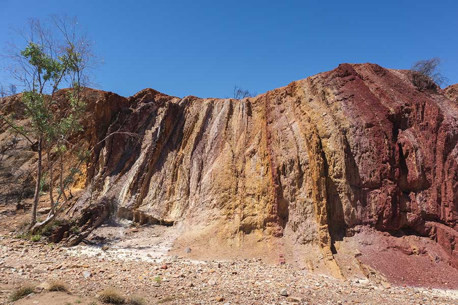 ochre pit used by Indigenous Australians