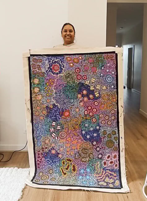 Azeza Possum Aboriginal Art