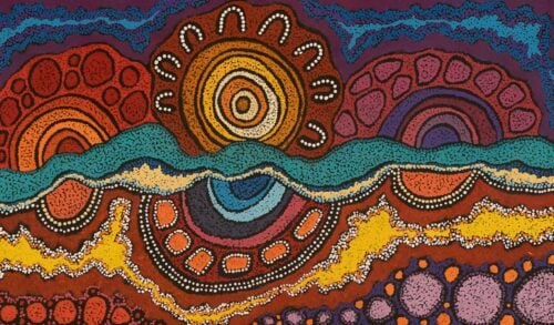 Damien and Yilpi Marks Aboriginal Art