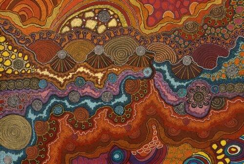 Damien and Yilpi Marks Aboriginal Art