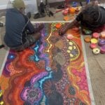 Damien and Yilpi Marks Aboriginal Art