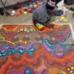 Damien and Yilpi Marks Aboriginal Art