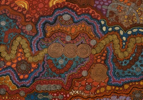Damien and Yilpi Marks Aboriginal Art