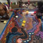 Damien and Yilpi Marks Aboriginal Art
