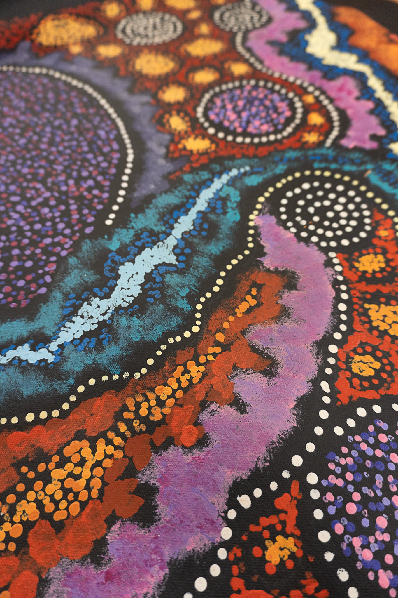 Damien and Yilpi Marks Aboriginal Art