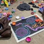 Damien and Yilpi Marks Aboriginal Art