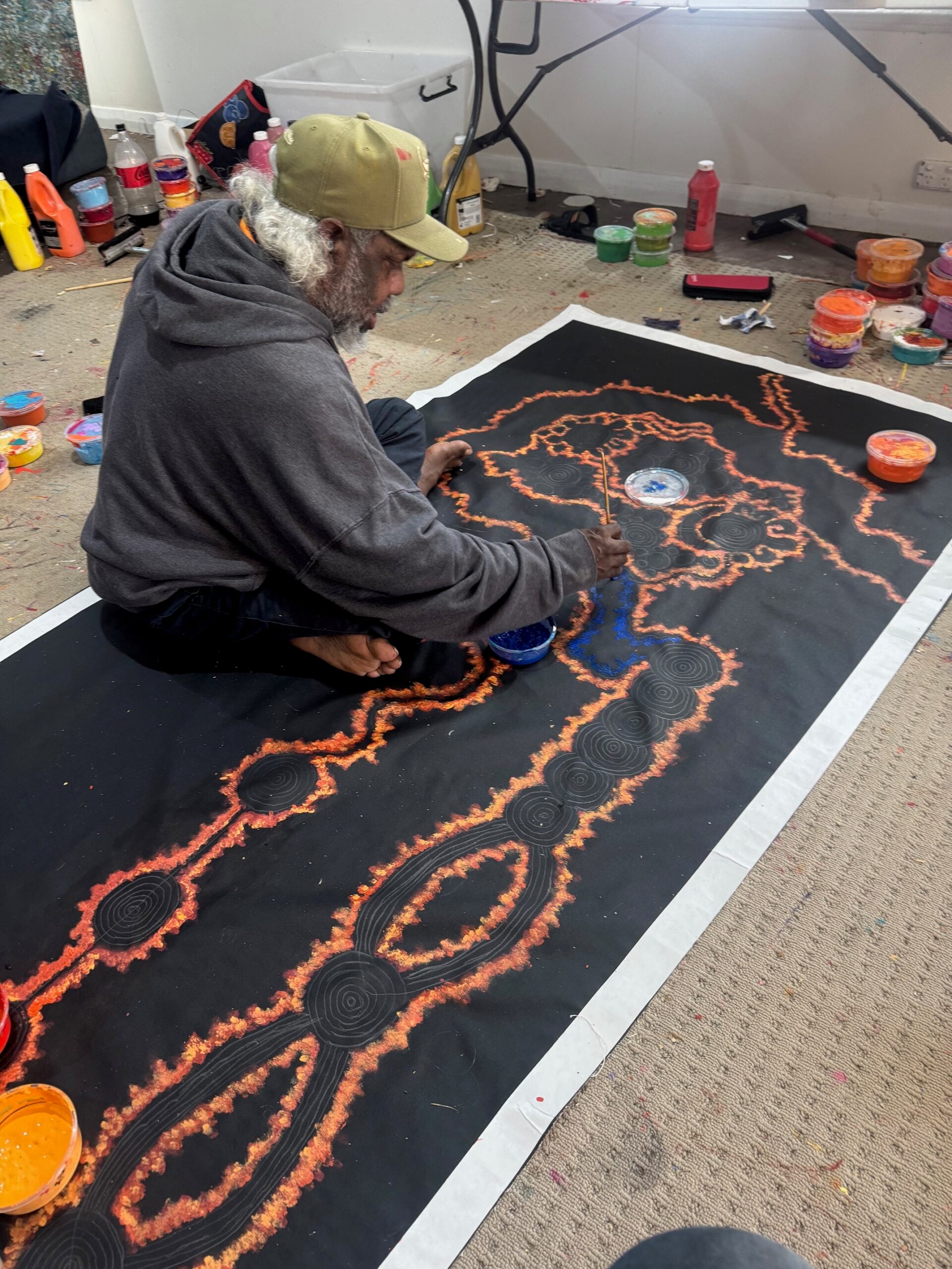 Damien and Yilpi Marks Aboriginal Art
