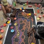 Damien and Yilpi Marks Aboriginal Art