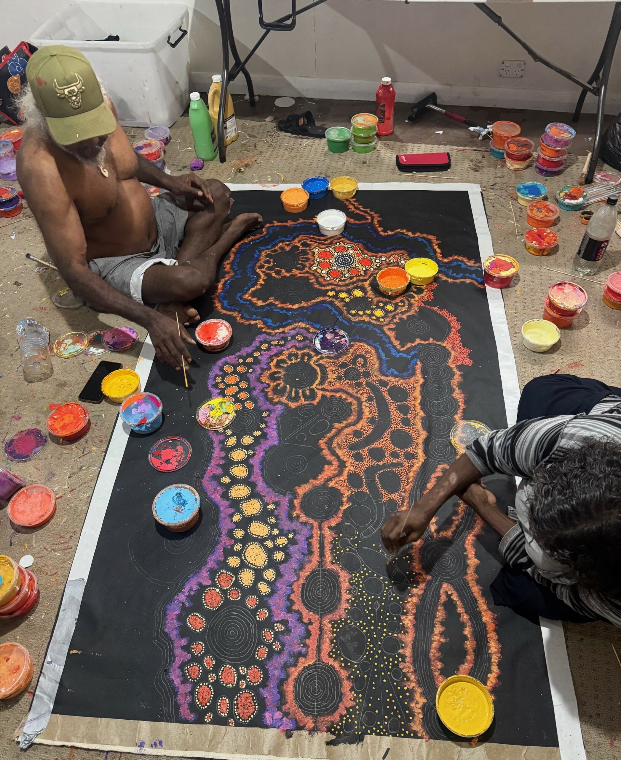 Damien and Yilpi Marks Aboriginal Art