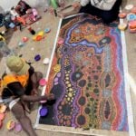 Damien and Yilpi Marks Aboriginal Art