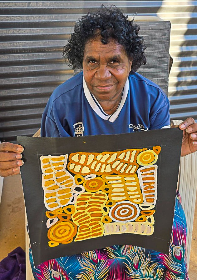 Dora Mbitjana Aboriginal Art