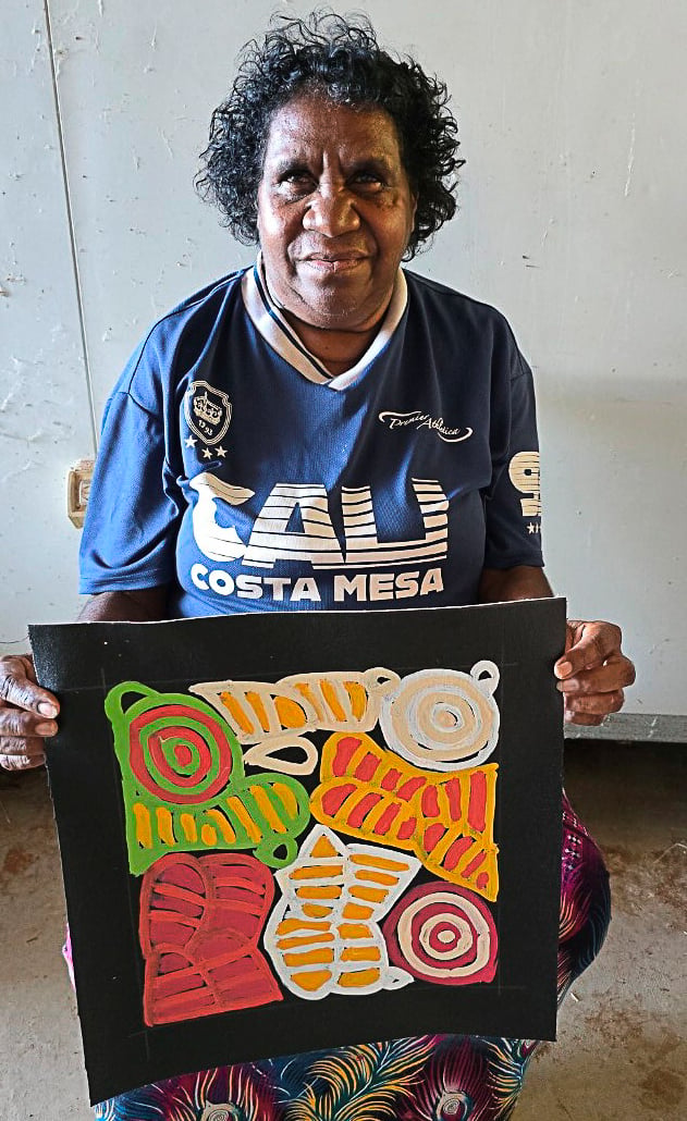 Dora Mbitjana Aboriginal Art