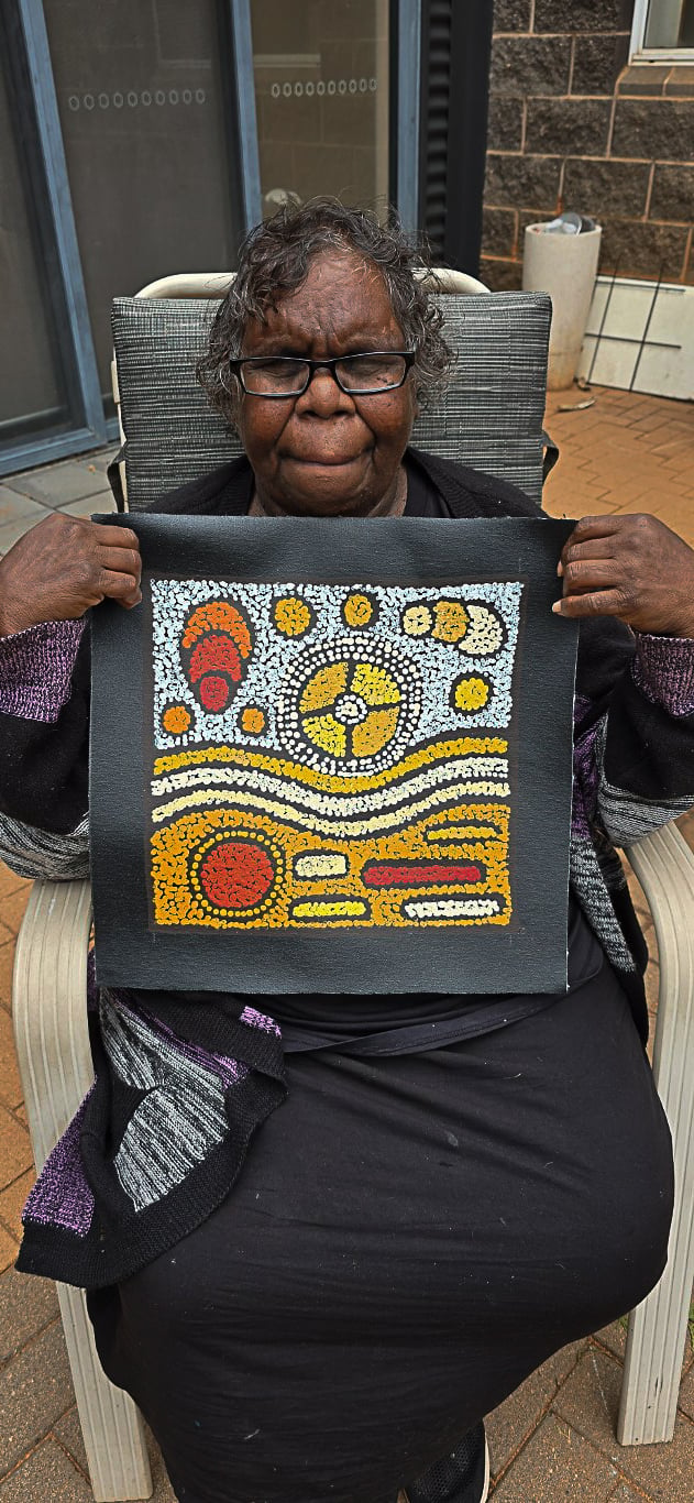 Nellie Marks Nakamarra Aboriginal Art