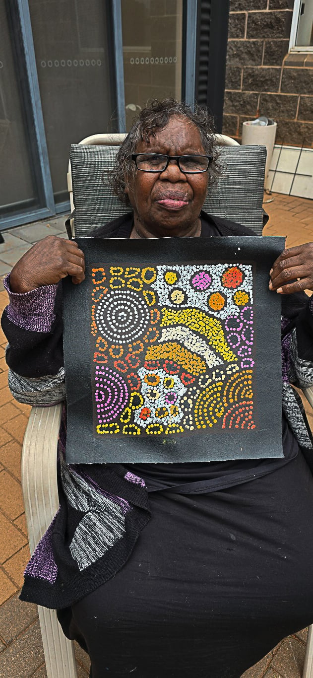 Nellie Marks Nakamarra Aboriginal Art