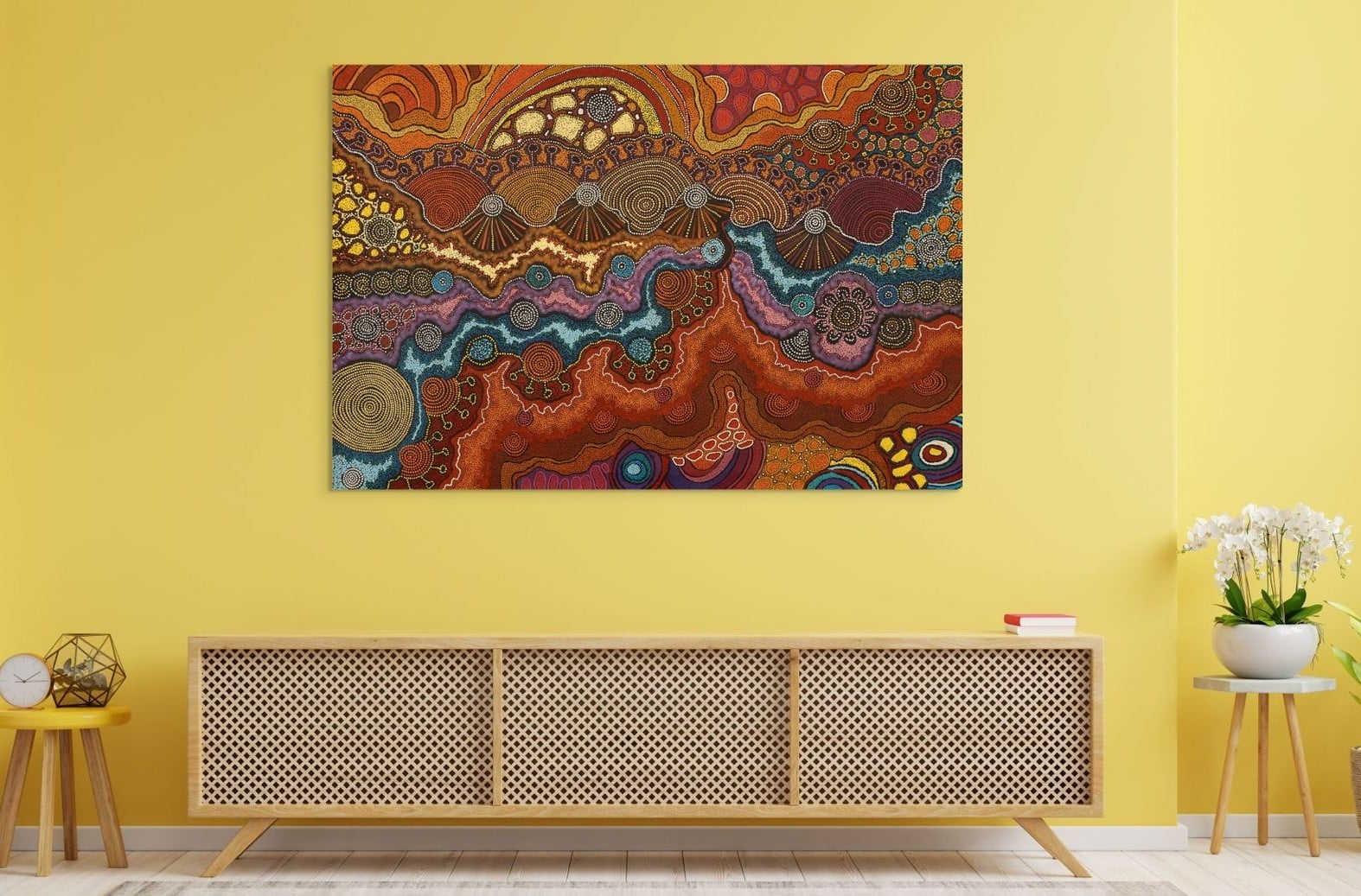 Damien and Yilpi Marks Aboriginal Art