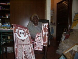 Lily Karadada Bark Paintings