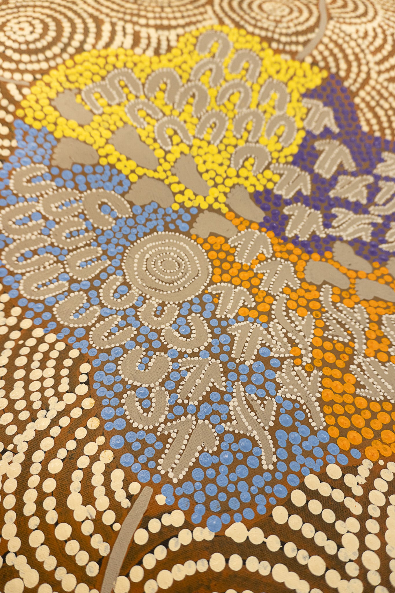 Jacinta Napaljarri White Aboriginal Art