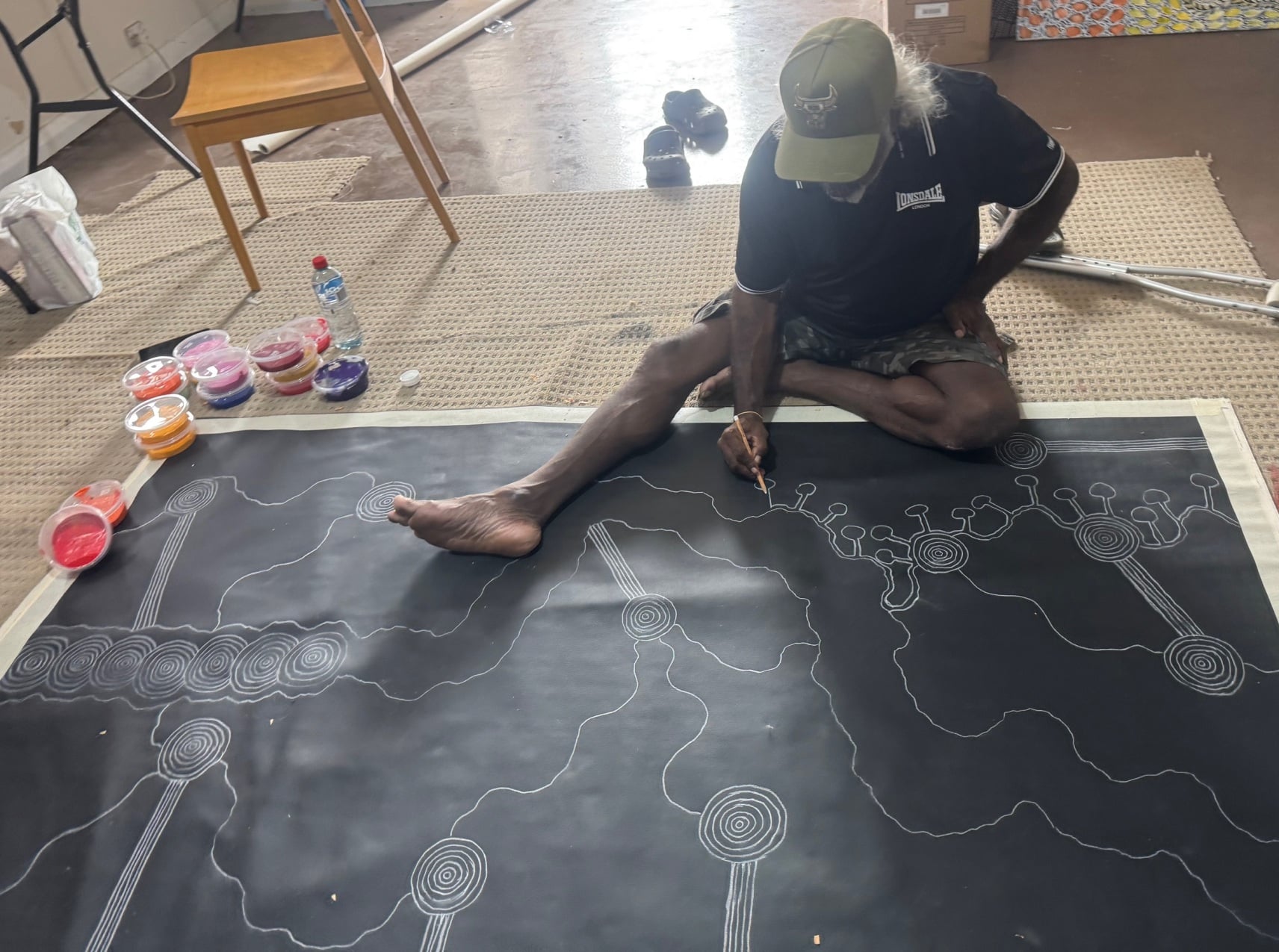 Damien and Yilpi Marks Aboriginal Art