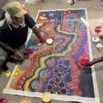 Damien and Yilpi Marks Aboriginal Art