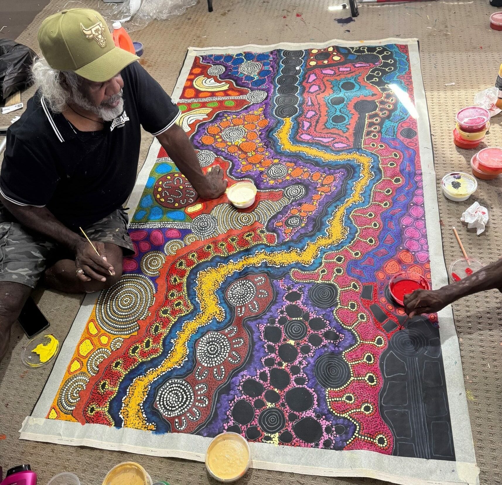 Damien and Yilpi Marks Aboriginal Art