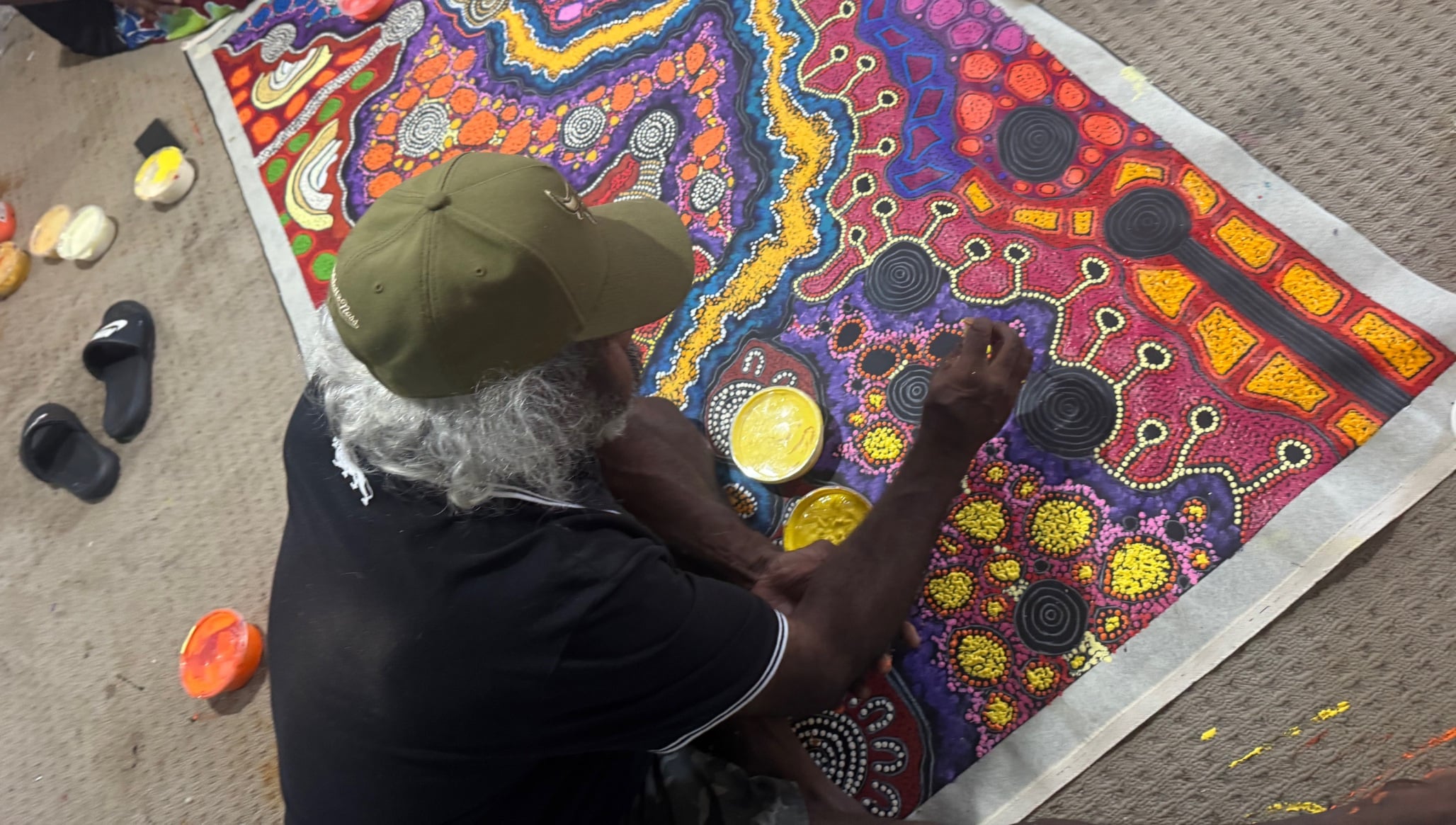 Damien and Yilpi Marks Aboriginal Art