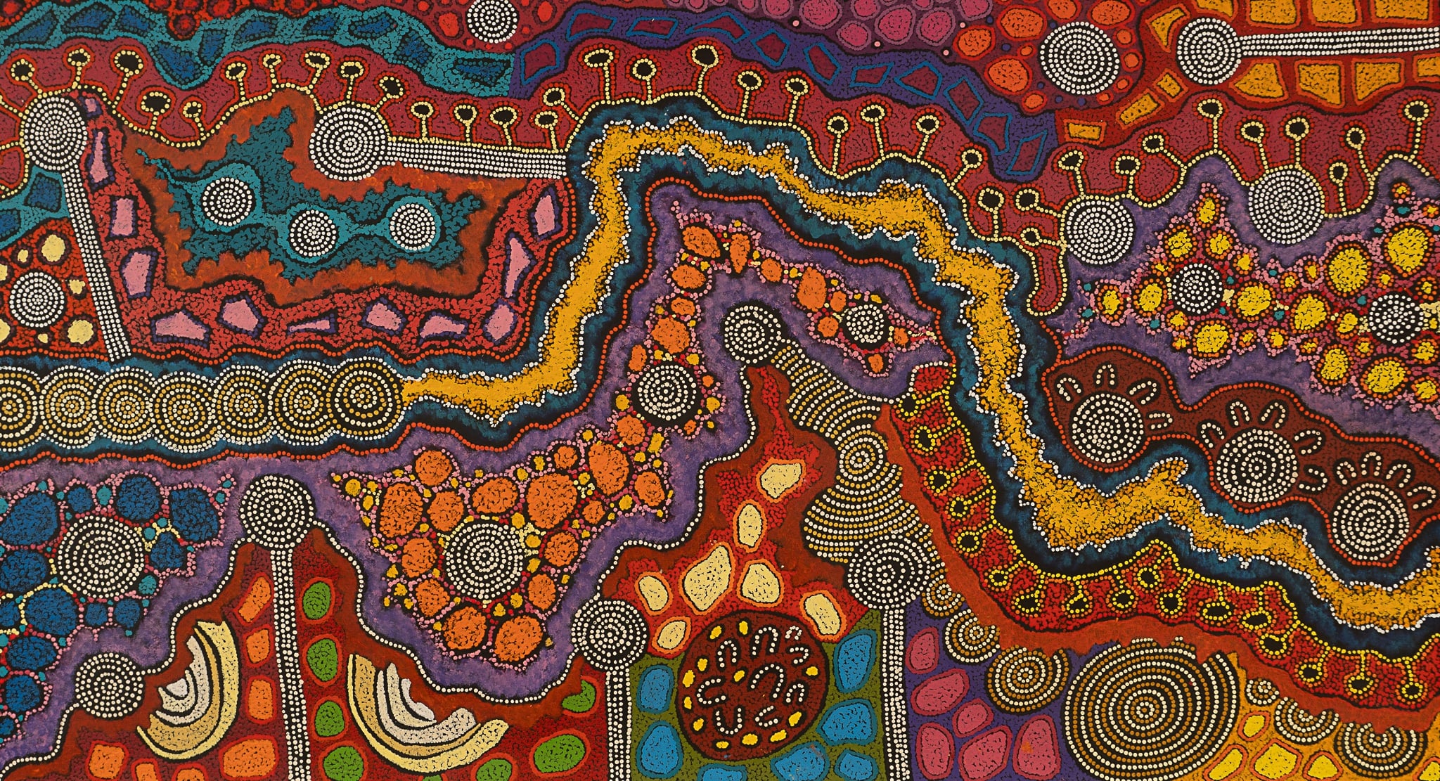 Damien and Yilpi Marks Aboriginal Art