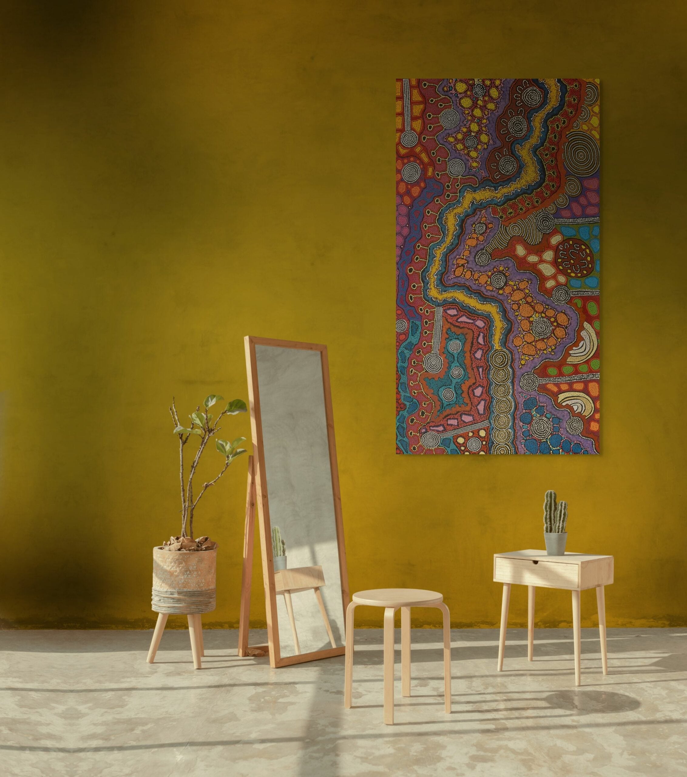 Damien and Yilpi Marks Aboriginal Art