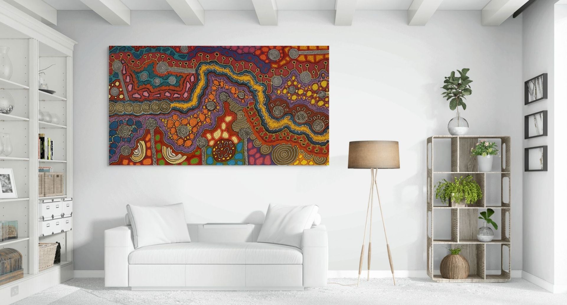 Damien and Yilpi Marks Aboriginal Art