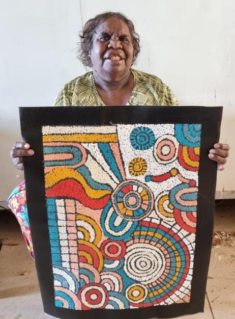 Nellie Marks Nakamarra Aboriginal Art