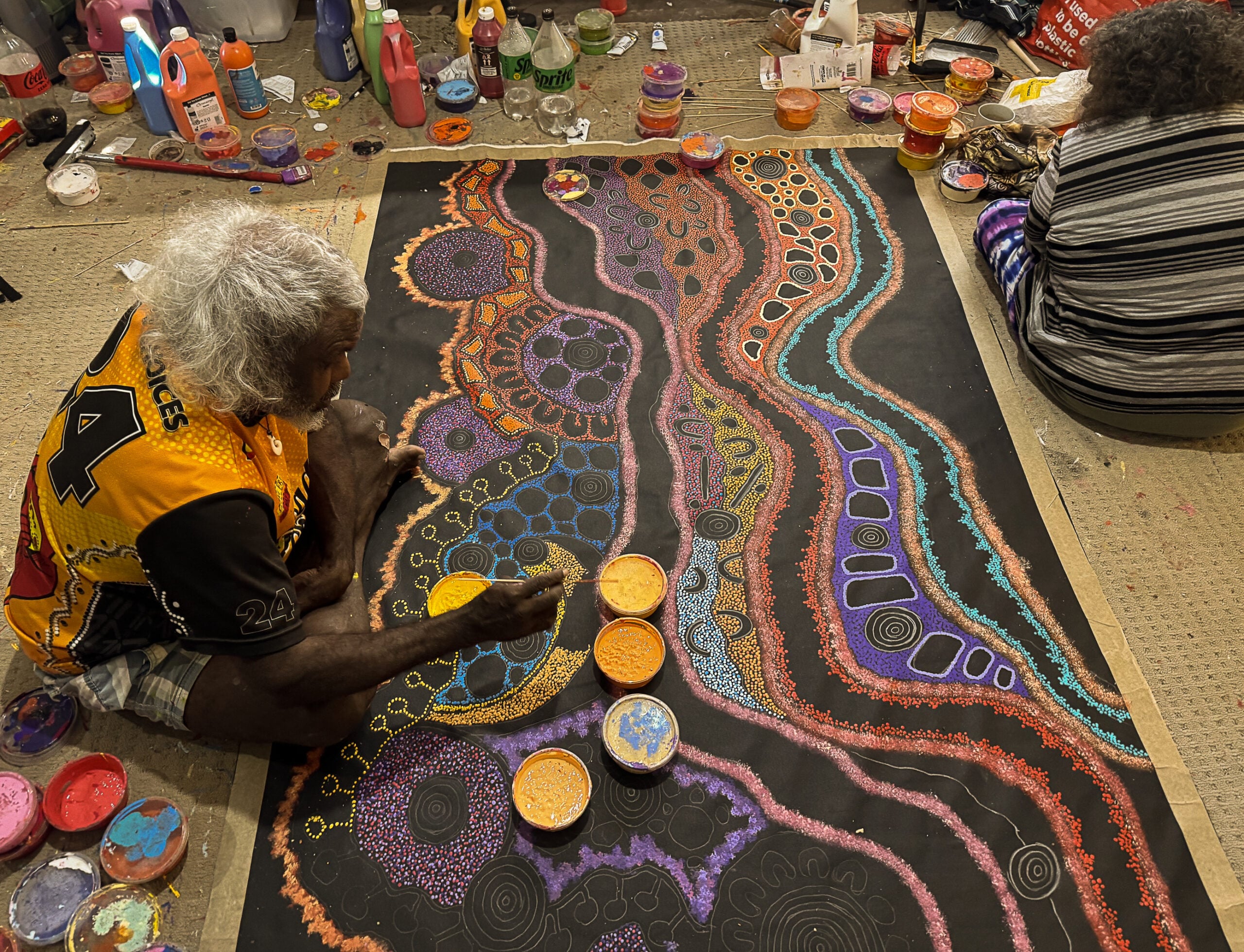 Damien and Yilpi Marks Aboriginal Art