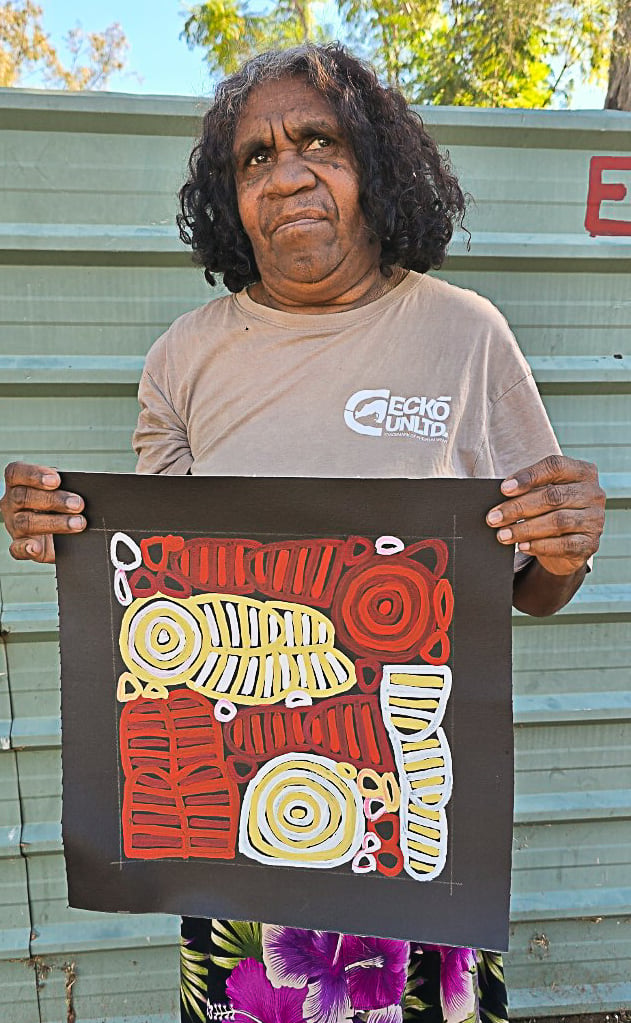 Dora Mbitjana Aboriginal Art