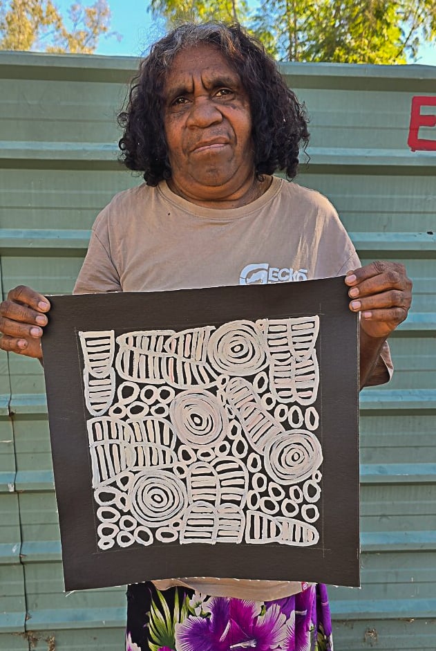 Dora Mbitjana Aboriginal Art