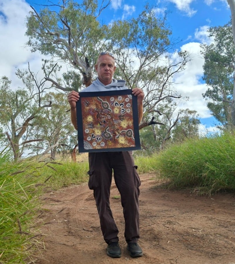 Justin Ronberg Jappurrula Aboriginal Art