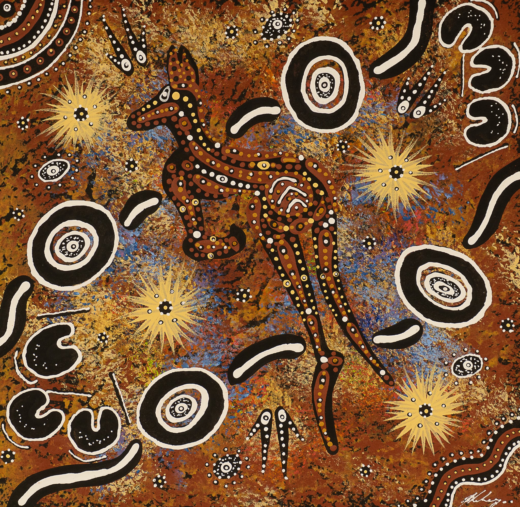 Justin Ronberg Jappurrula Aboriginal Art