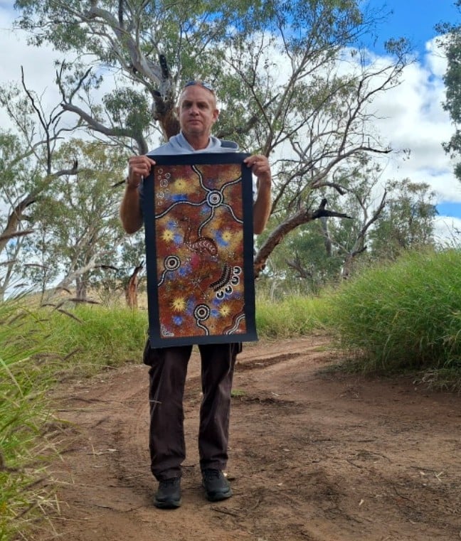 Justin Ronberg Jappurrula Aboriginal Art
