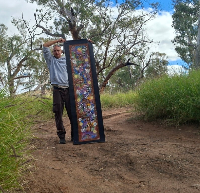 Justin Ronberg Jappurrula Aboriginal Art