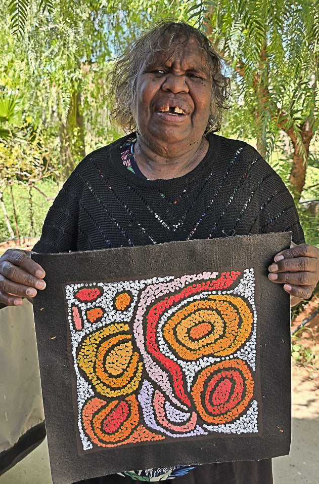 Nellie Marks Nakamarra Aboriginal Art