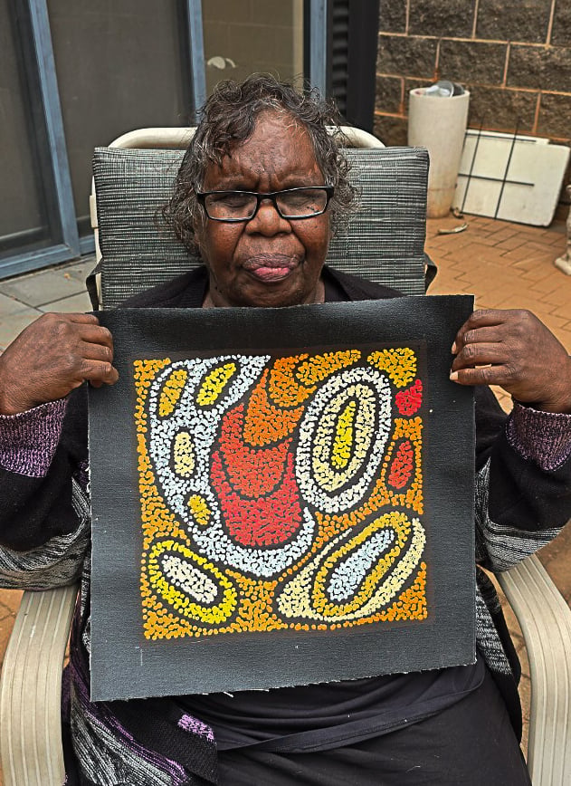 Nellie Marks Nakamarra Aboriginal Art