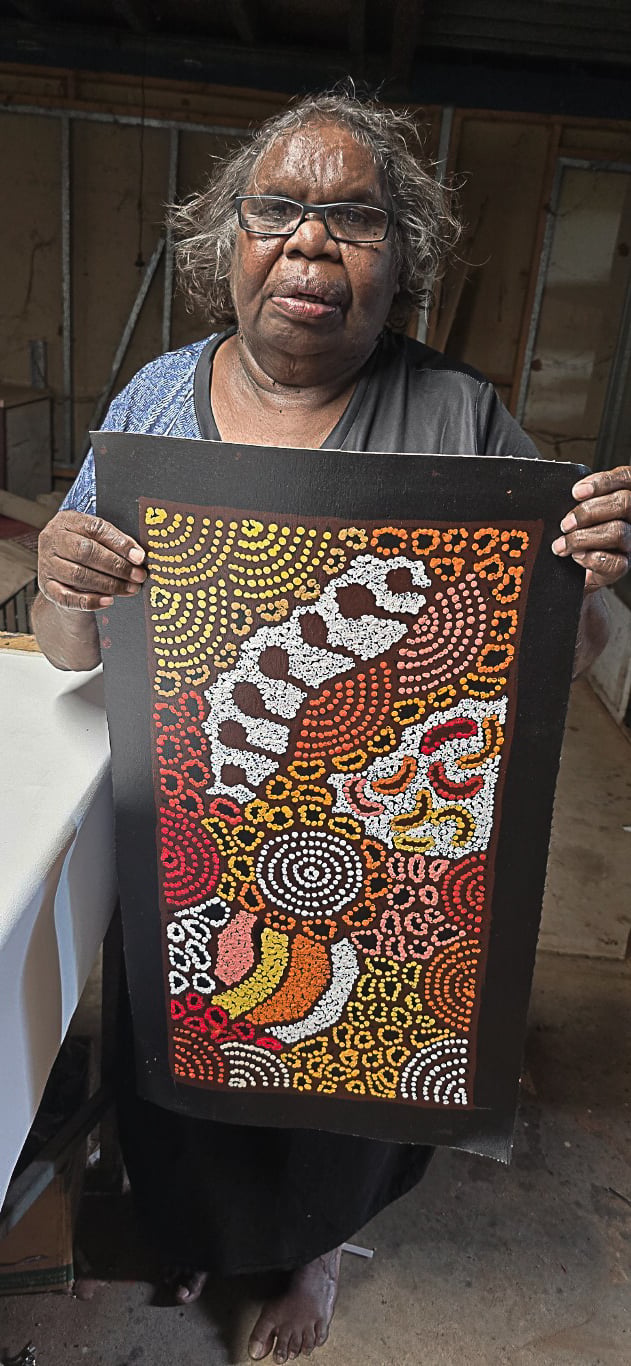 Nellie Marks Nakamarra Aboriginal Art
