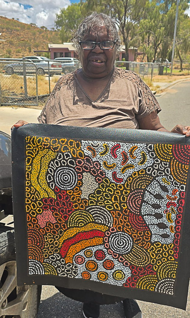 Nellie Marks Nakamarra Aboriginal Art