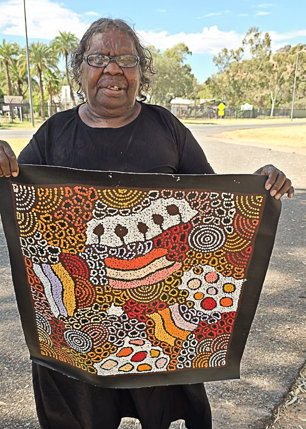 Nellie Marks Nakamarra Aboriginal Art