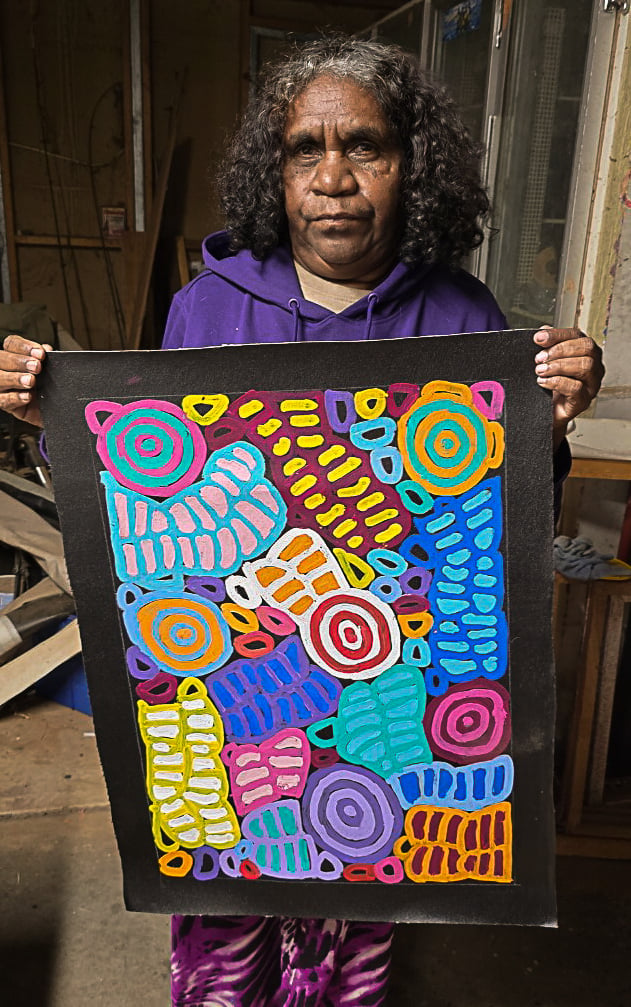 Dora Mbitjana Aboriginal Art