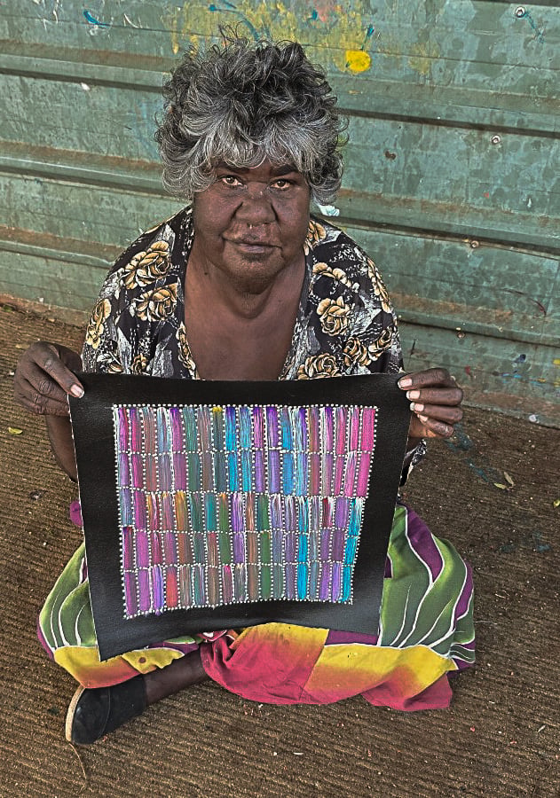 Jeannie Mills Pwerle Aboriginal Art