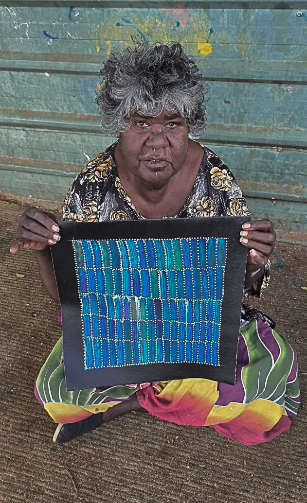 Jeannie Mills Pwerle Aboriginal Art