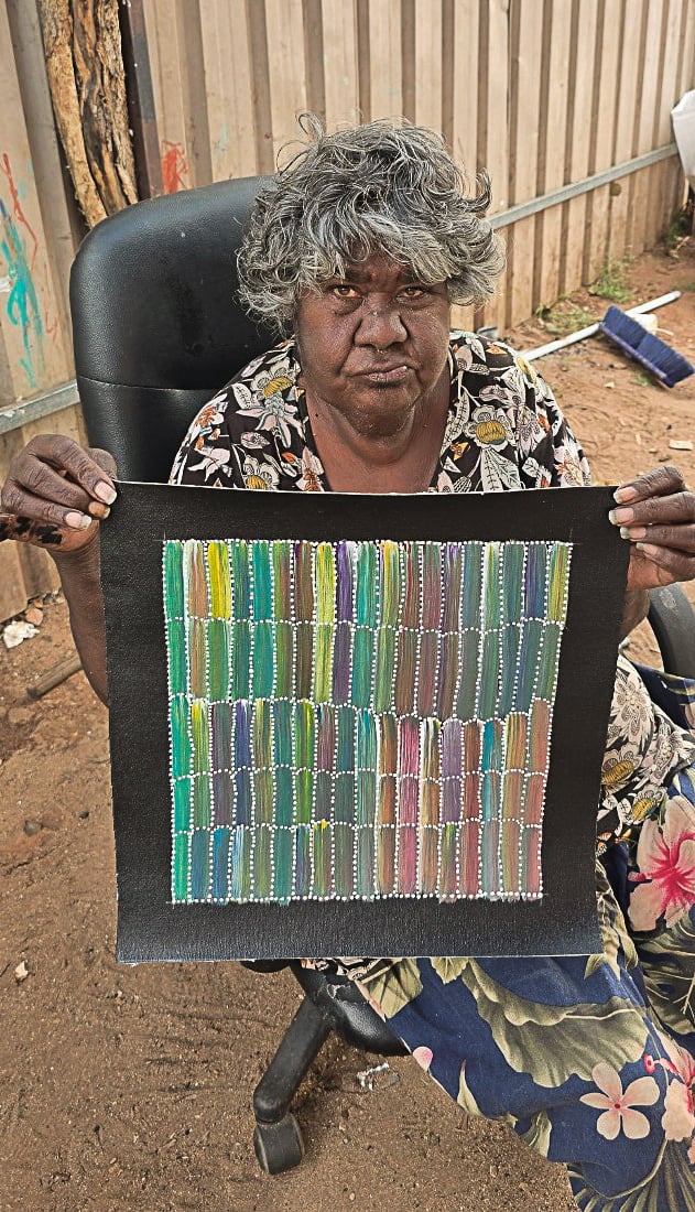 Jeannie Mills Pwerle Aboriginal Art