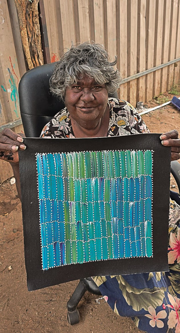 Jeannie Mills Pwerle Aboriginal Art
