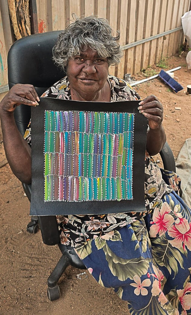 Jeannie Mills Pwerle Aboriginal Art