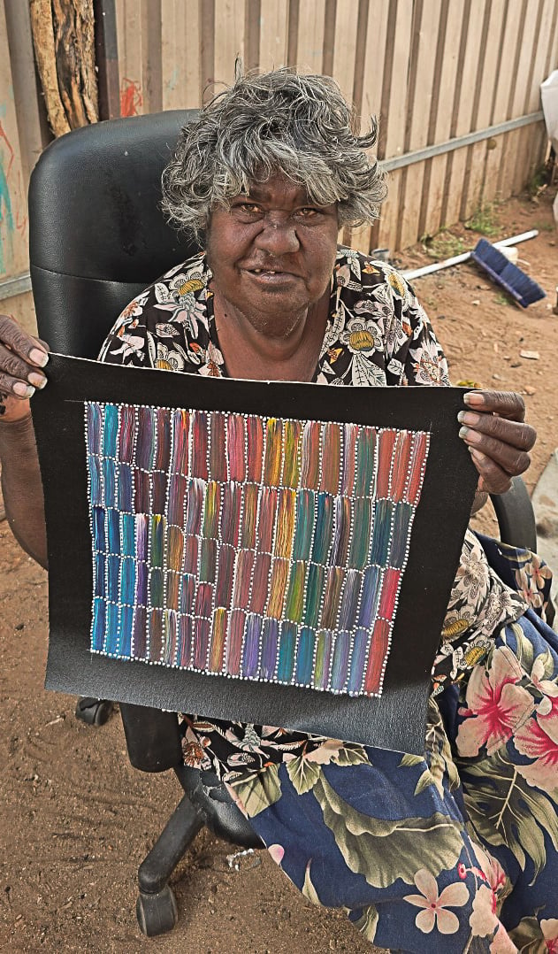 Jeannie Mills Pwerle Aboriginal Art