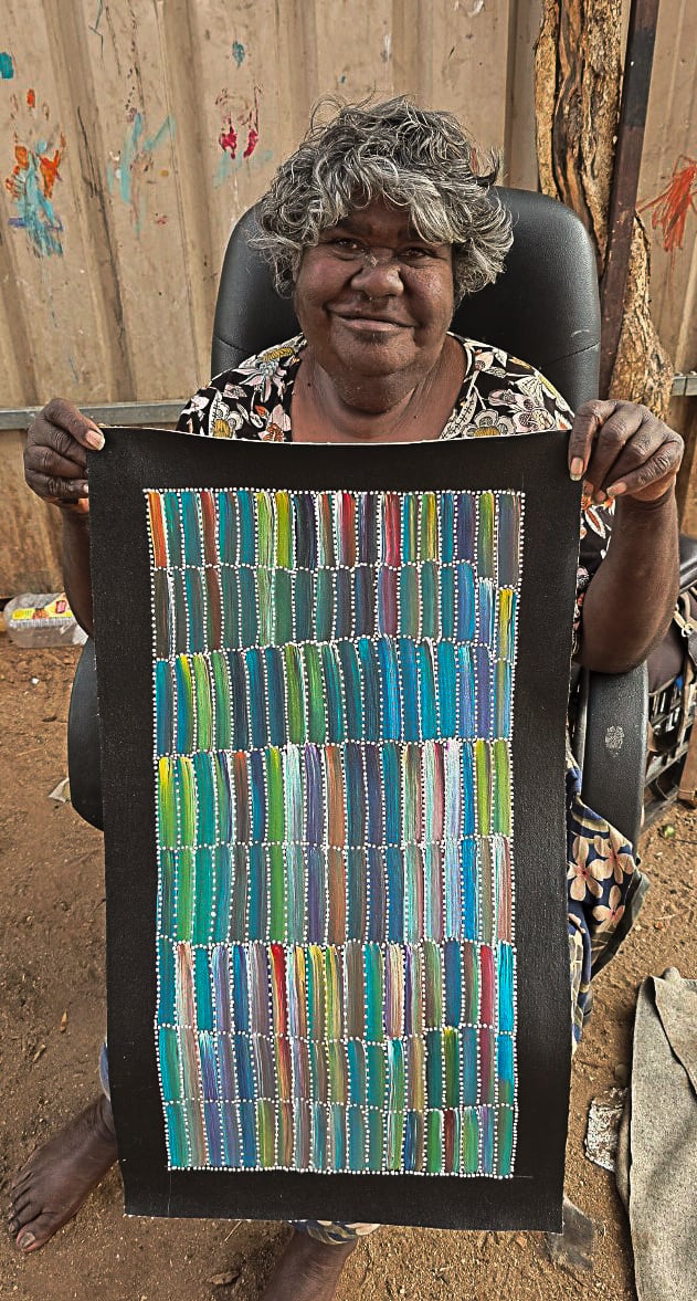 Jeannie Mills Pwerle Aboriginal Art